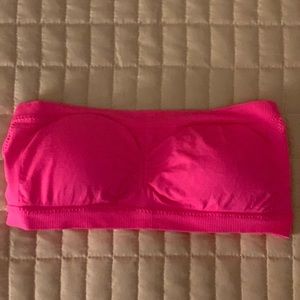 Strapless spandex bra